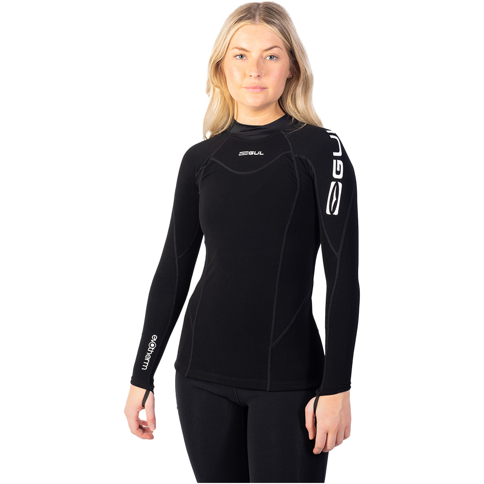 2025 Gul Womens Evotherm Thermal Long Sleeve Top Ev0050-B9 Black